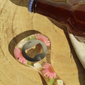 Décapsuleur Raquette "Rose"