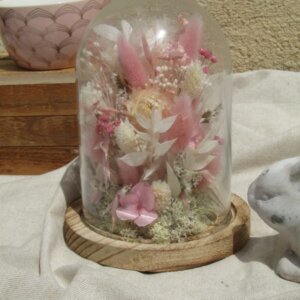 Grande cloche fleurie "Florette"