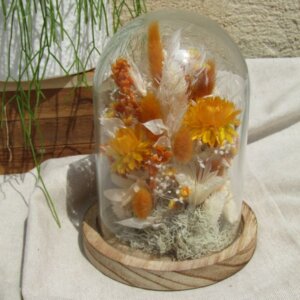 Grande cloche fleurie "Jeanne"