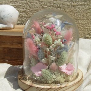 Petite cloche fleurie "Agathe"