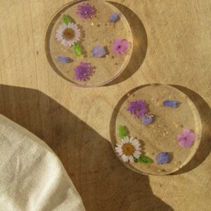 Dessous de verre "Violette"