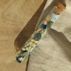 Fiole fleurie "Madeleine"